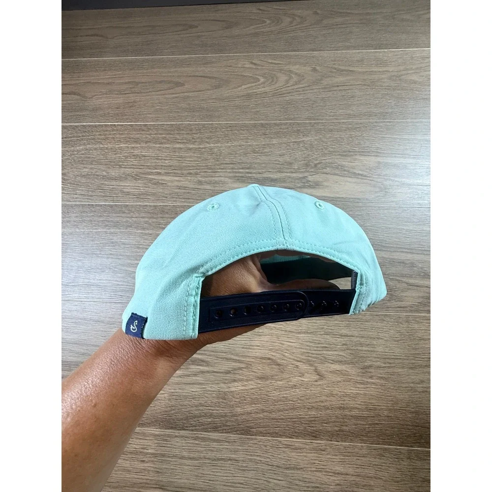 Swannies Golf How Fast Are They Rolling Snapback Hat Mint Green Rope Cap